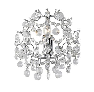 Markslöjd Rosendal lampada da parete 1x40 W cromo-trasparente 102335
