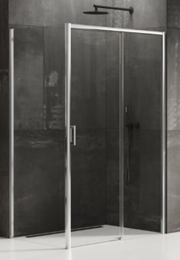 New Trendy Prime box doccia 100x70 cm rettangolare cromo lucida/vetro trasparente D-0299A/D-0122B