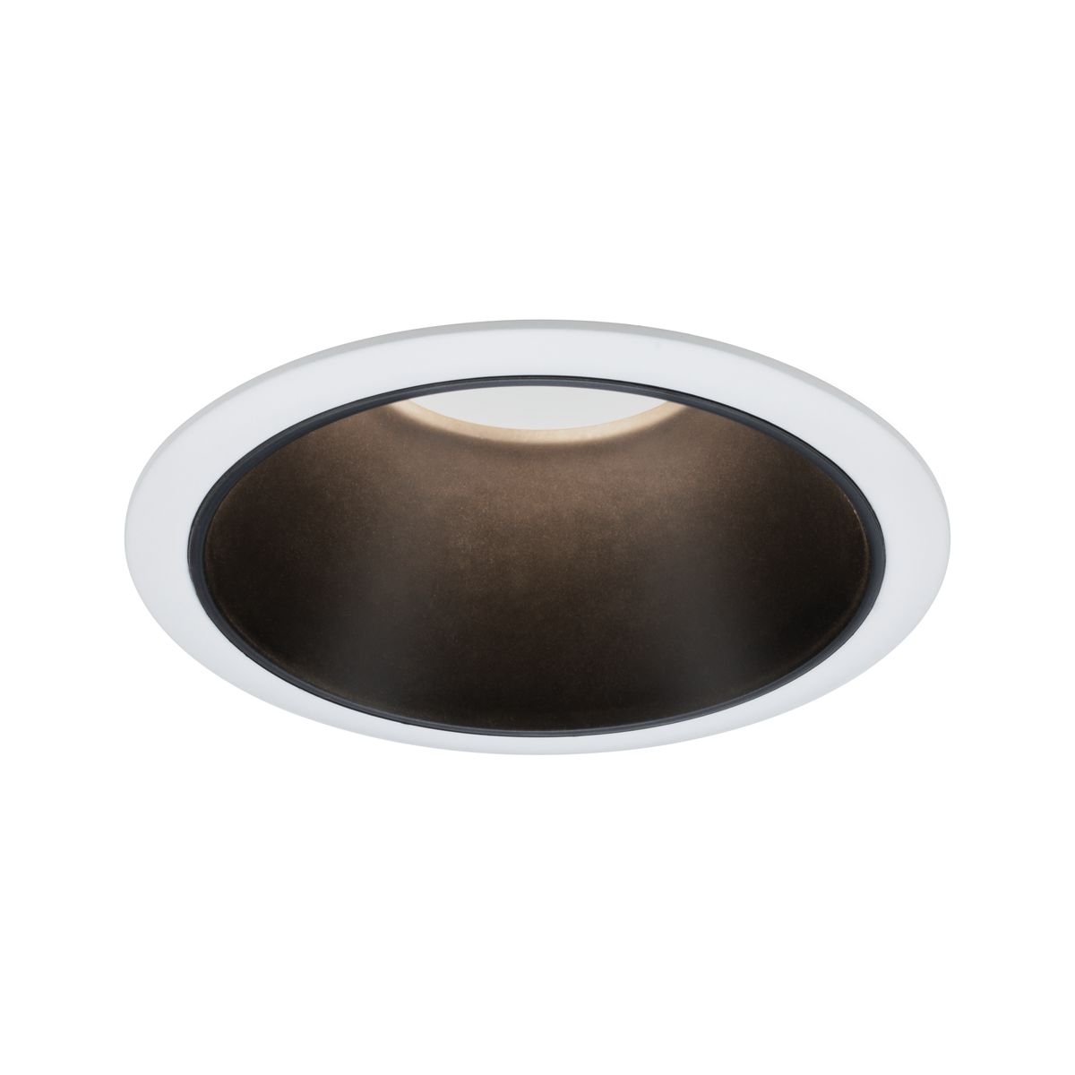 Paulmann Cole Coin lampada da incasso 1x6.5 W bianco-nero 93401