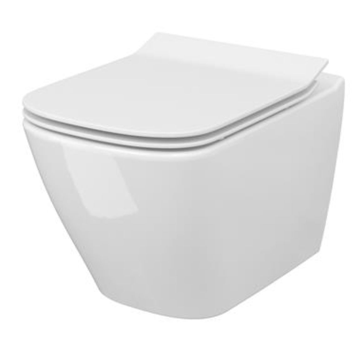 Cersanit City vaso wc con copriwater a discesa lenta sospeso si bianco S701-405