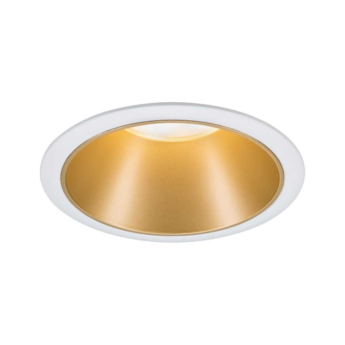 Paulmann Cole Coin lampada da incasso 1x6.5 W bianco-oro 93405