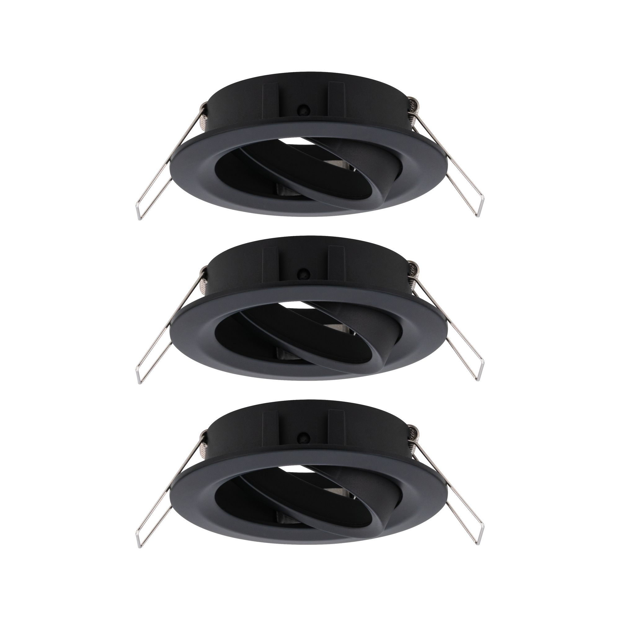 Paulmann Choose lampada da incasso 3x10 W nero 92487