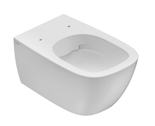 Globo Genesis vaso wc sospeso senza brida bianco GNS02.BI