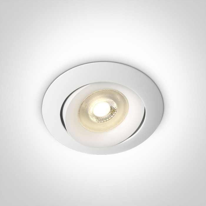 One Light Arta lampada da incasso 1x50 W bianco 11105U/W
