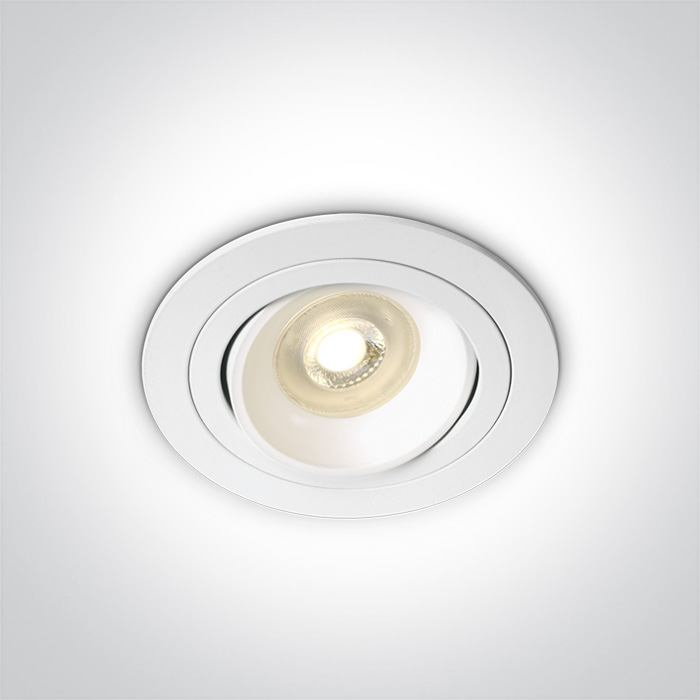 One Light Arta lampada da incasso 1x50 W bianco 11105UB/W