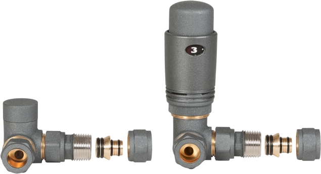 Invena PROV set termostatico grafite CD-25-G15