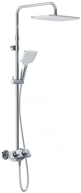 Kludi Cockpit set doccia a parete con termostato cromo 8005005-00