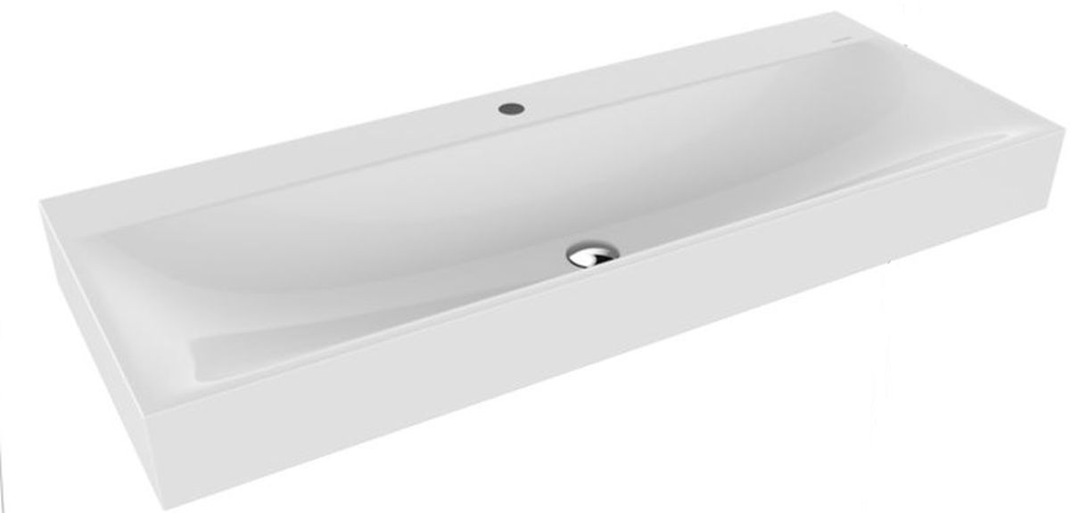 Kaldewei Silenio lavabo 120x46 cm rettangolare a parete bianco 904506303001