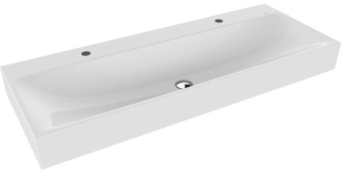 Kaldewei Silenio lavabo 120x46 cm rettangolare a parete bianco 904506363001