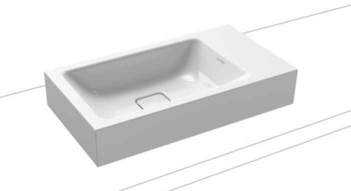 Kaldewei Cono lavabo 55x30 cm rettangolare da appoggio bianco 908106003001