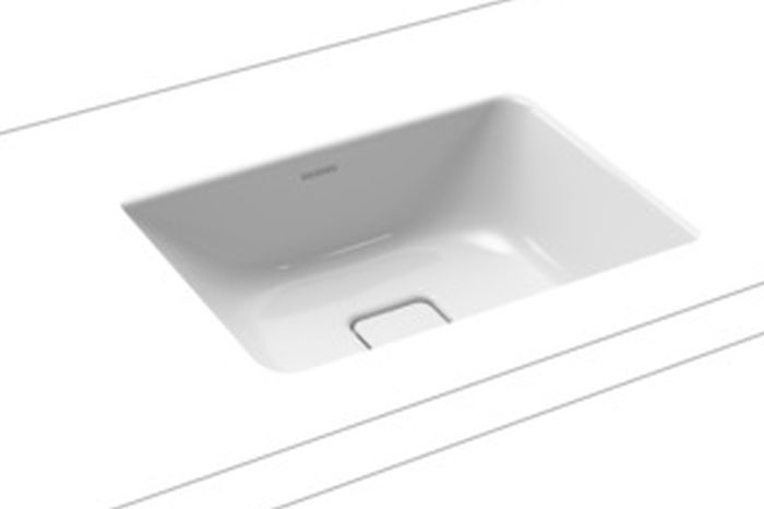 Kaldewei Cono lavabo 47x38.1 cm rettangolare sottopiano bianco 908506003001