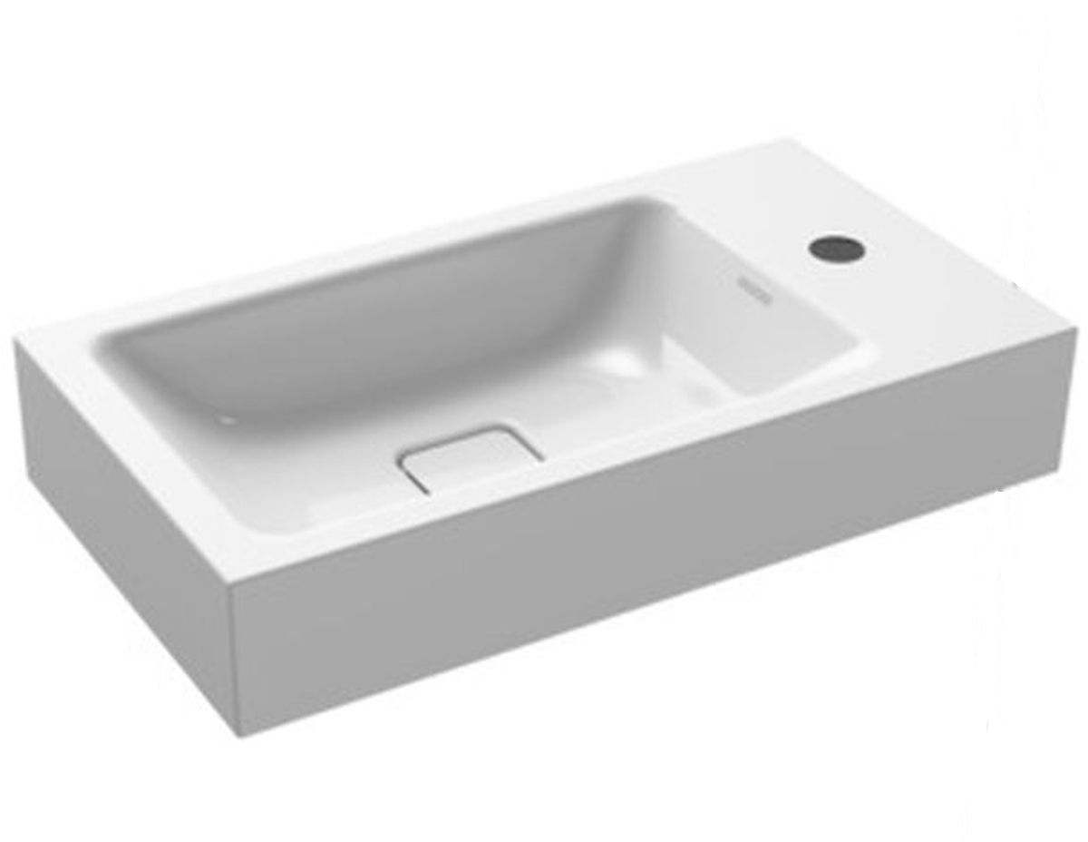 Kaldewei Cono lavabo 55x30 cm rettangolare a parete bianco 908006013001
