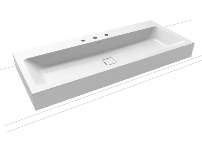 Kaldewei Cono lavabo 120x50 cm rettangolare a parete bianco 902706033001