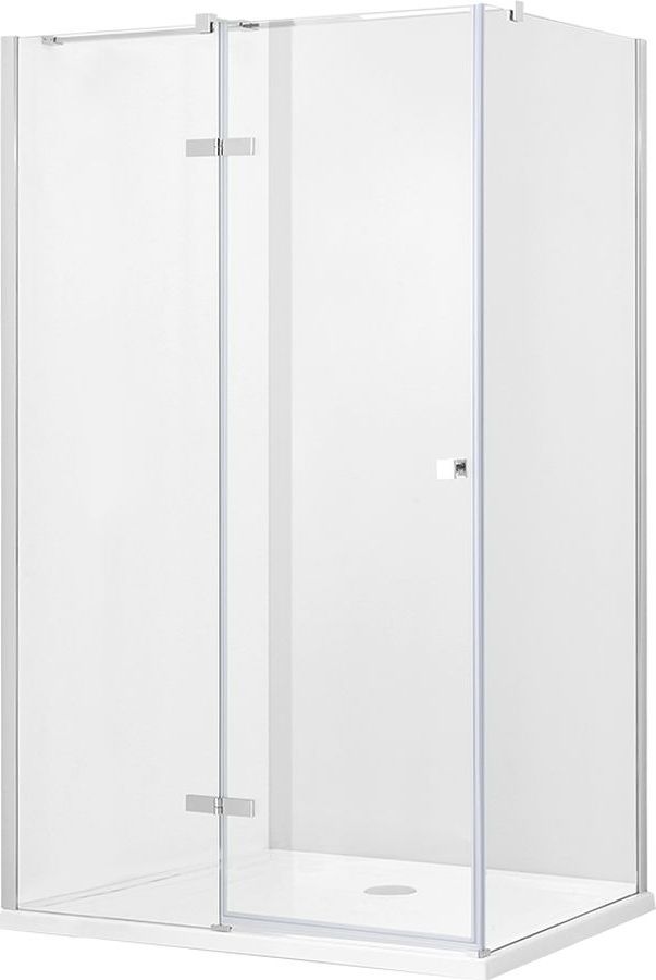 Besco Pixa box doccia 100x90 cm rettangolare cromo lucida/vetro trasparente PPL-109-195-C