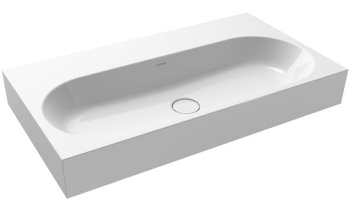 Kaldewei Centro lavabo 90x50 cm rettangolare a parete bianco lucida 903506003001