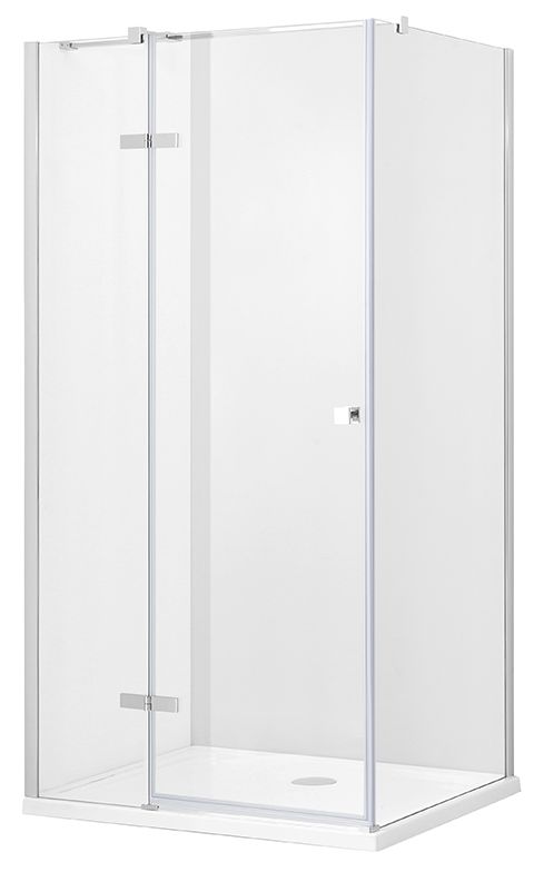 Besco Pixa box doccia 90x90 cm quadrato cromo lucida/vetro trasparente PKL-90-195-C