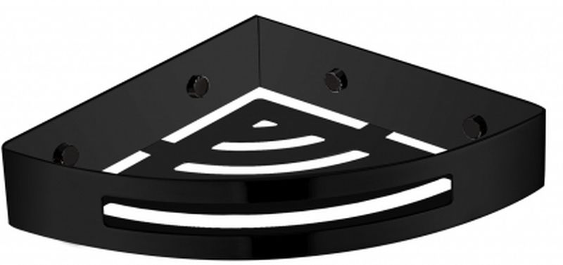 Omnires Uni portaoggetti da bagno nero UN10332BL