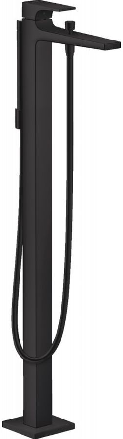 Hansgrohe Metropol rubinetto per vasca e doccia a terra nero 32532670