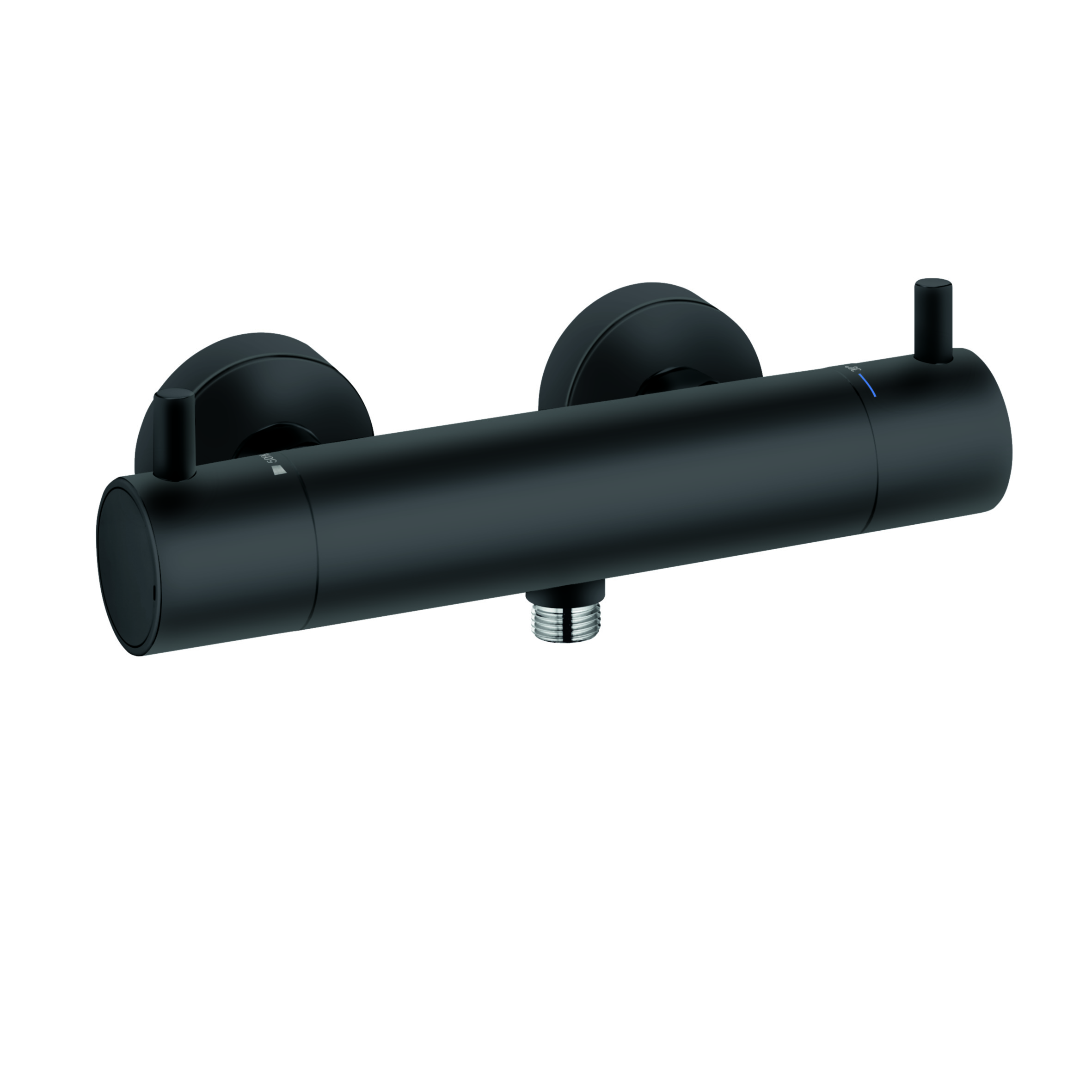 Kludi Bozz rubinetto per doccia a parete con termostato nero 352033938