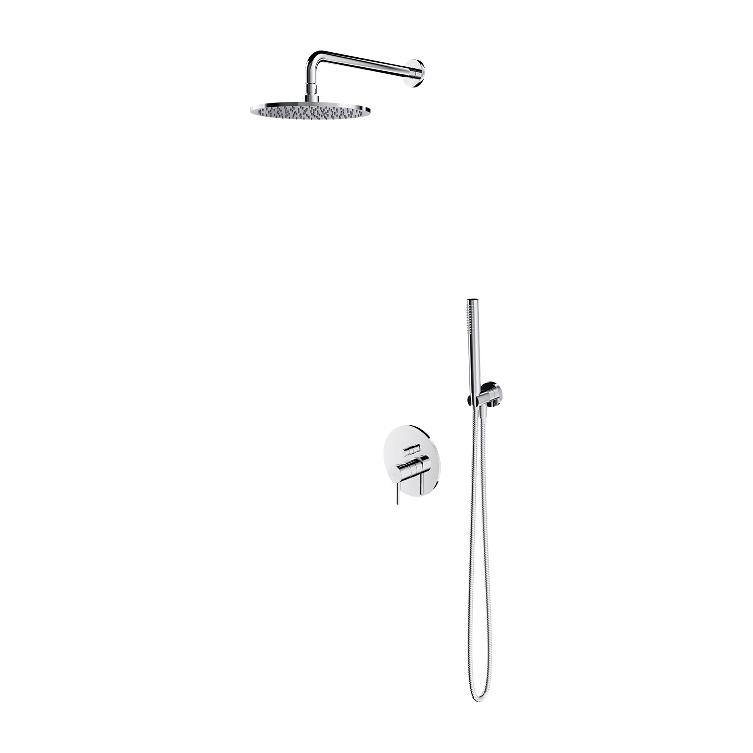 Omnires Y set doccia da incasso con soffione cromo SYSY22XCR