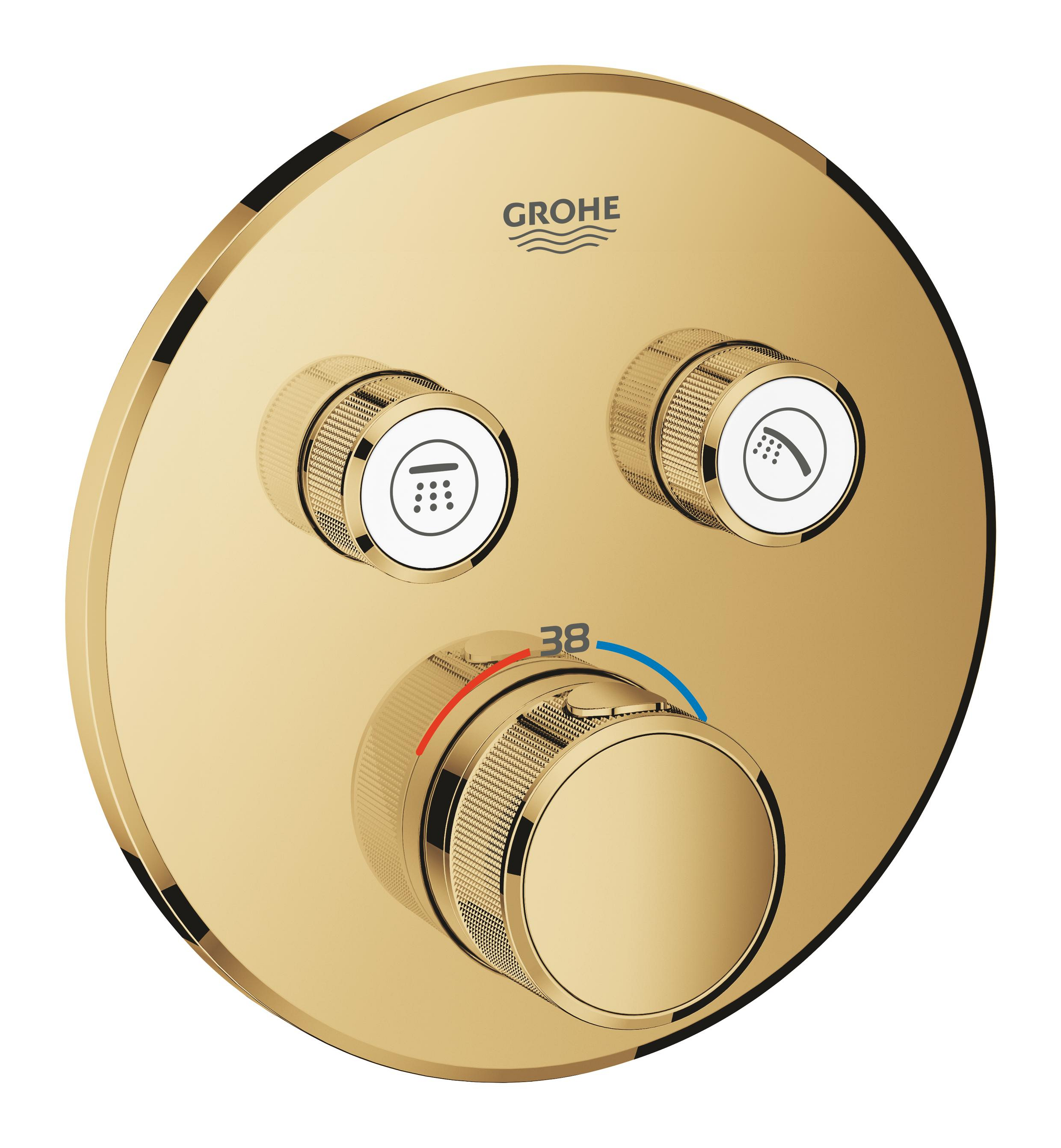 Grohe Grohtherm SmartControl rubinetto per vasca e doccia da incasso con termostato Cool Sunrise 29119GL0