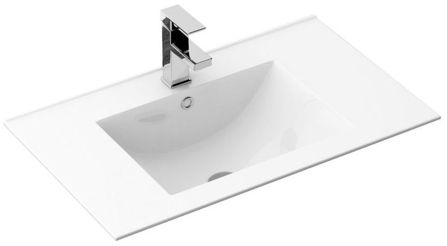Rea Dafne lavabo 61.5x46.5 cm rettangolare da incasso bianco REA-U0786