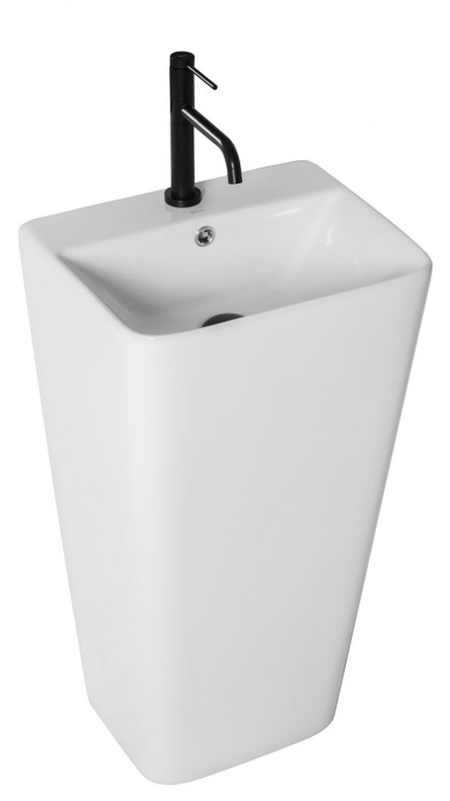 Rea Aris lavabo 44x37.5 cm rettangolare freestanding bianco REA-U5637