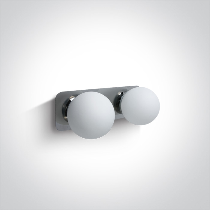 One Light Plesio lampada da parete 2x28 W cromo 60107B/C