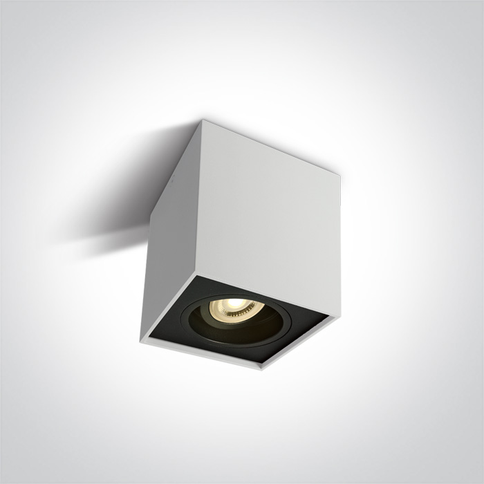 One Light Karlowasi lampada da soffitto 1x10 W bianco-nero 12105YA/W