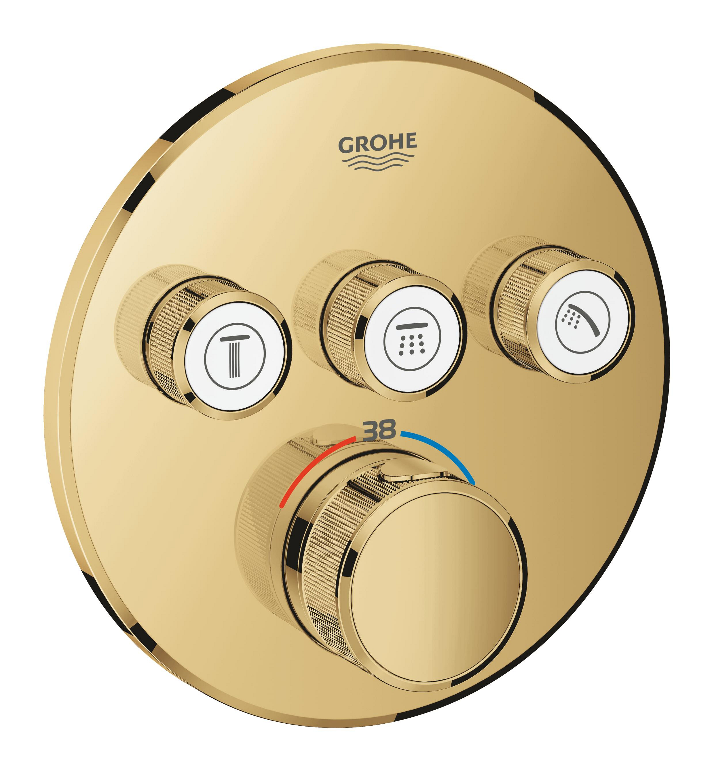 Grohe Grohtherm SmartControl rubinetto per vasca e doccia da incasso con termostato oro 29121GL0