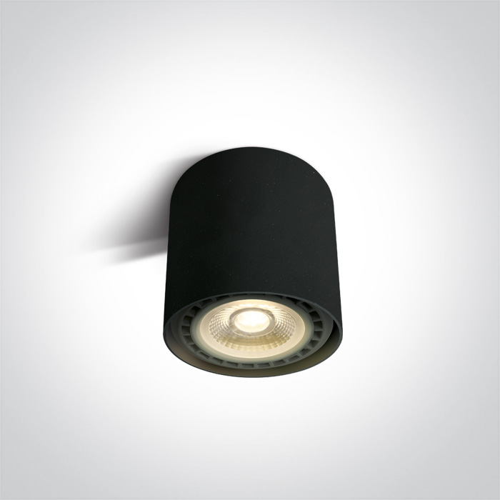 One Light Naksos lampada da soffitto 1x15 W nero 12144/B
