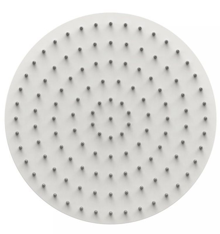 Tres Max-Tres soffione doccia 30x30 cm rotonda bianco 1.34.137.30.BM