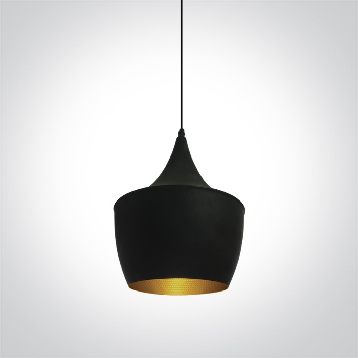 One Light Kappas lampada sospesa 1x12 W nero-ottone 63044/B/BS