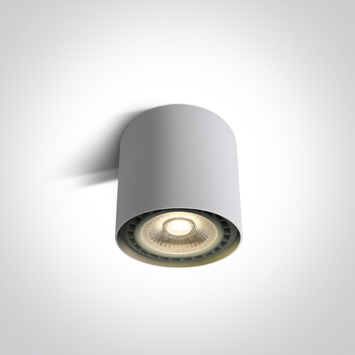 One Light Naksos lampada da soffitto 1x15 W bianco 12144/W