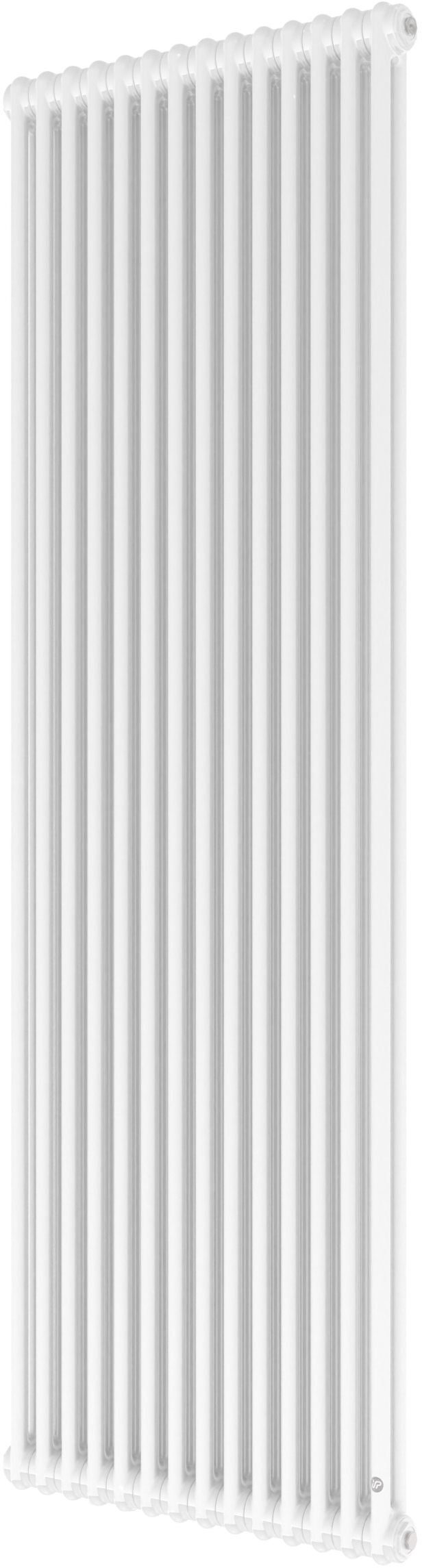 Instal Projekt Tubus 2 radiatore per ambienti 199.3x65 cm podłączenie inferiore bianco TUB2-200/14D50