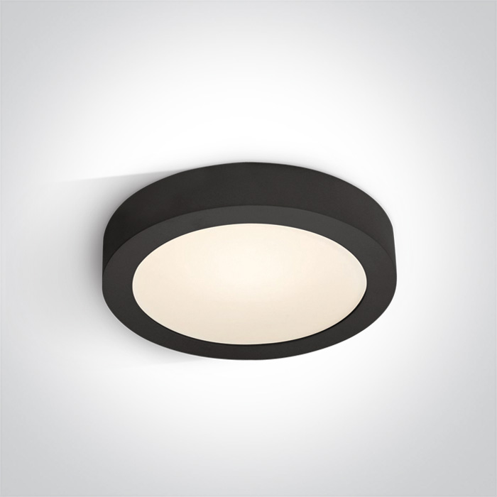 One Light Panena plafoniera 1x16 W nero 62115F/B/W