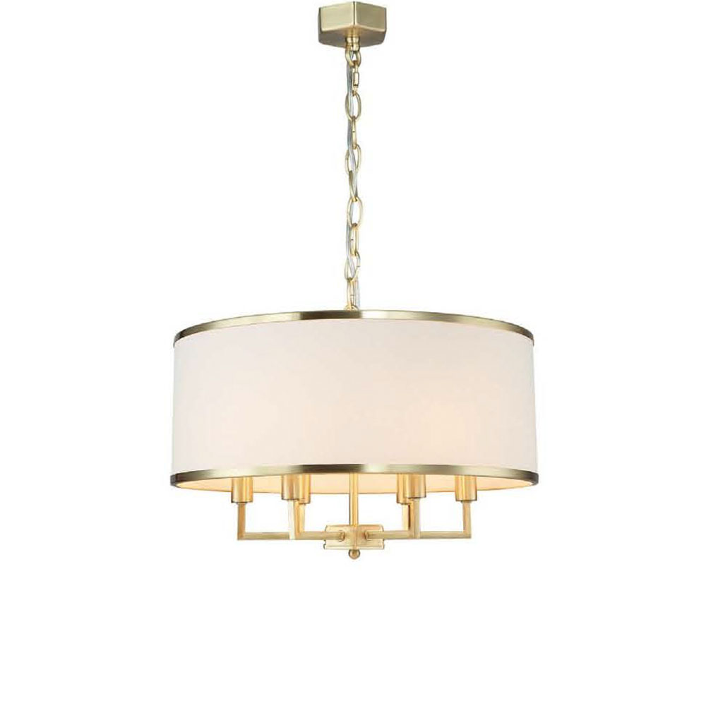 Open Design Casa lampada sospesa 6x15 W oro-crema OR80230