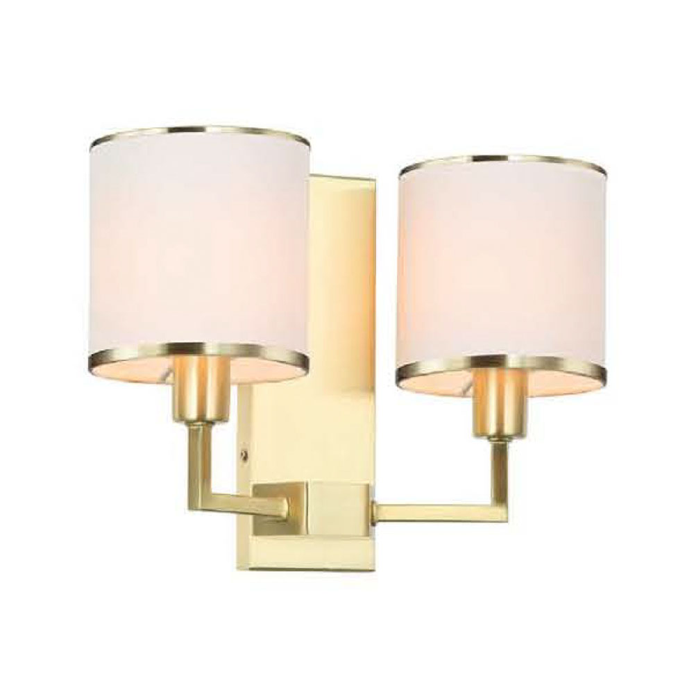 Open Design Casa lampada da parete 2x12 W bianco-oro OR81503