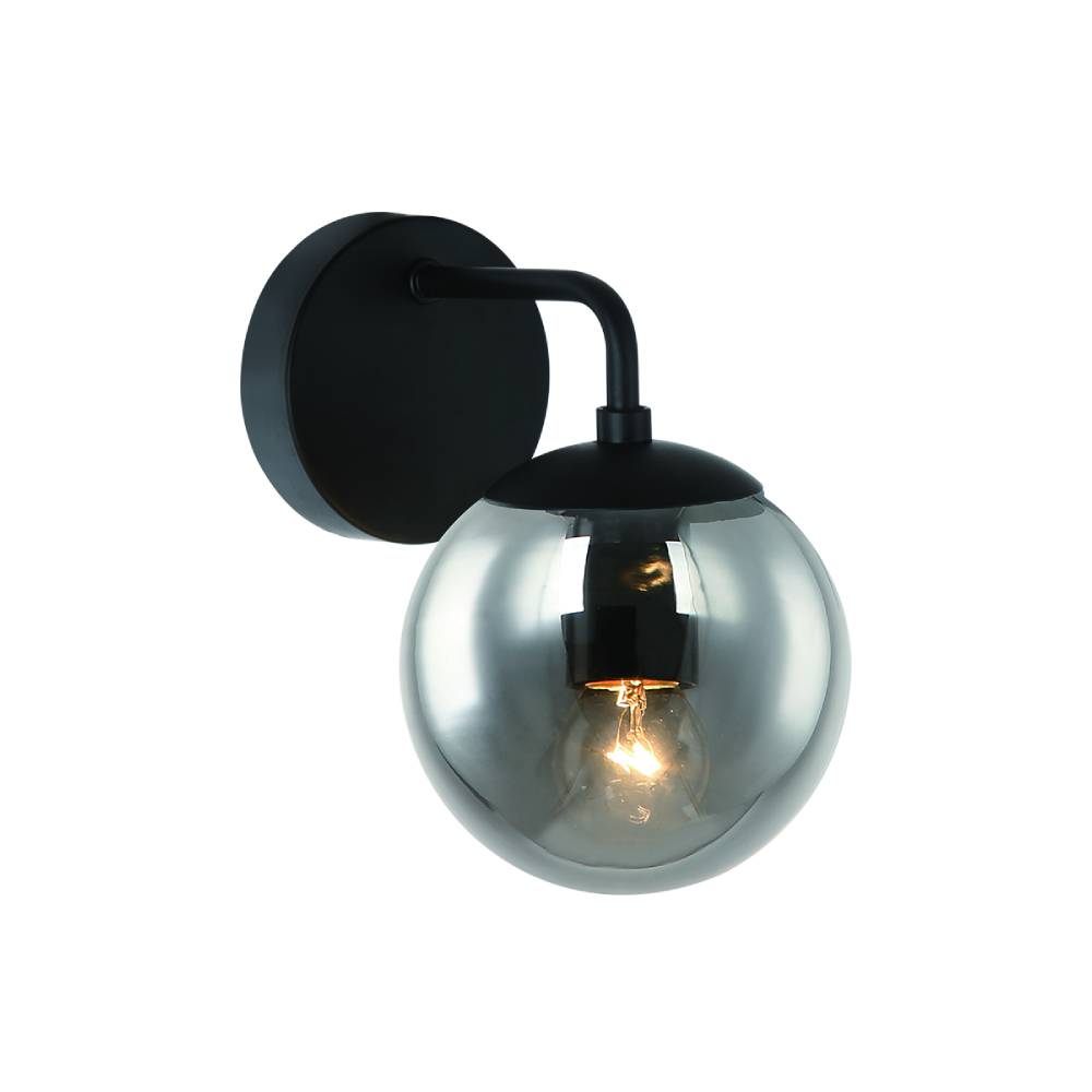 Open Design Bao lampada da parete 1x8 W nero-fumé OR81411