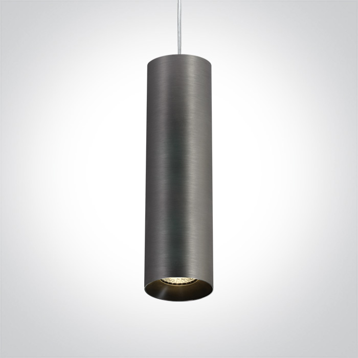 One Light Zaimi lampada sospesa 1x10 W grigio/cenere 63105MA/MG