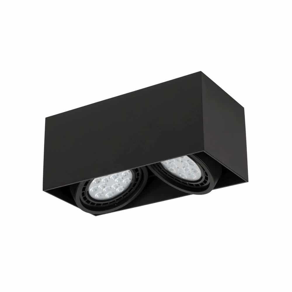 Open Design Cardi II lampada da soffitto 2x8 W nero OR82029