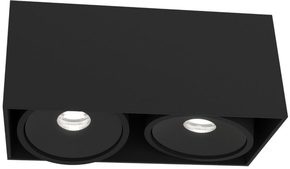 Open Design Cardi II lampada da soffitto 2x8 W nero OR82067