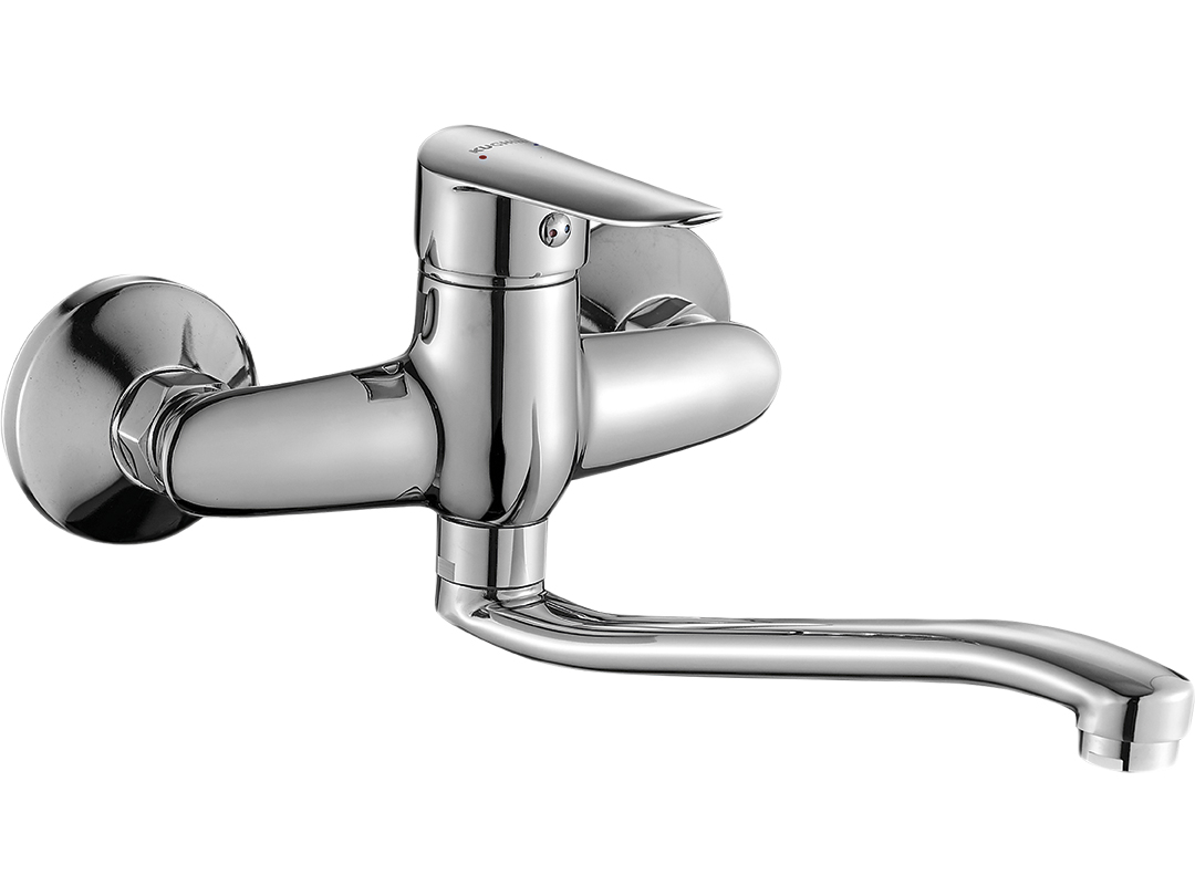 Kuchinox Cento rubinetto per lavabo a parete cromo BKC050D