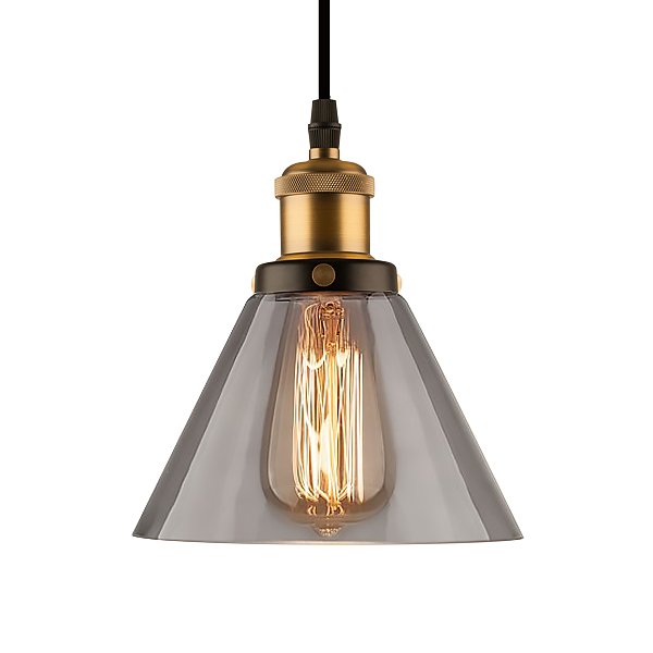 Altavola Design New York Loft lampada sospesa 1x60 W ottone-fumé LA034/P_smoky