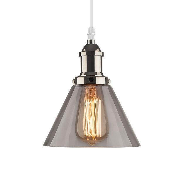 Altavola Design New York Loft lampada sospesa 1x60 W cromo-fumé LA034/P_smoky_chrom