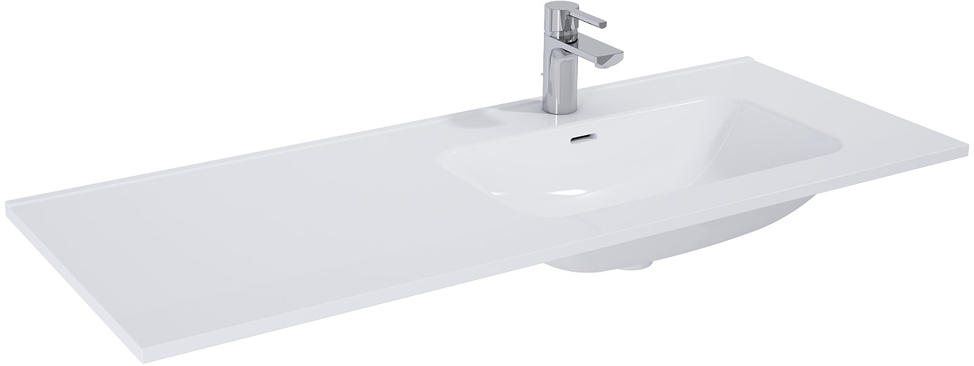 Elita Skappa lavabo 120.8x46 cm rettangolare da mobile bianco 145925