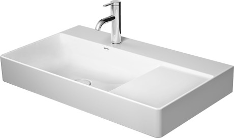 Duravit DuraSquare lavabo 80x47 cm rettangolare da mobile bianco 2348800041