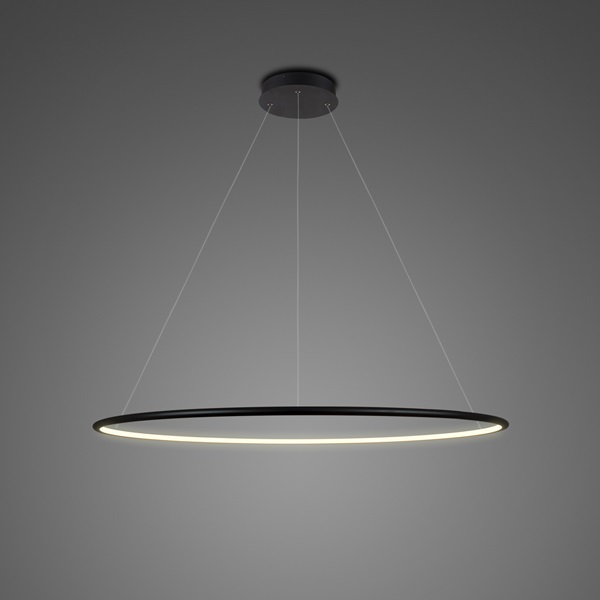 Altavola Design Ledowe Okręgi lampada sospesa 1x43 W nero LA073/P_80_in_3k_black