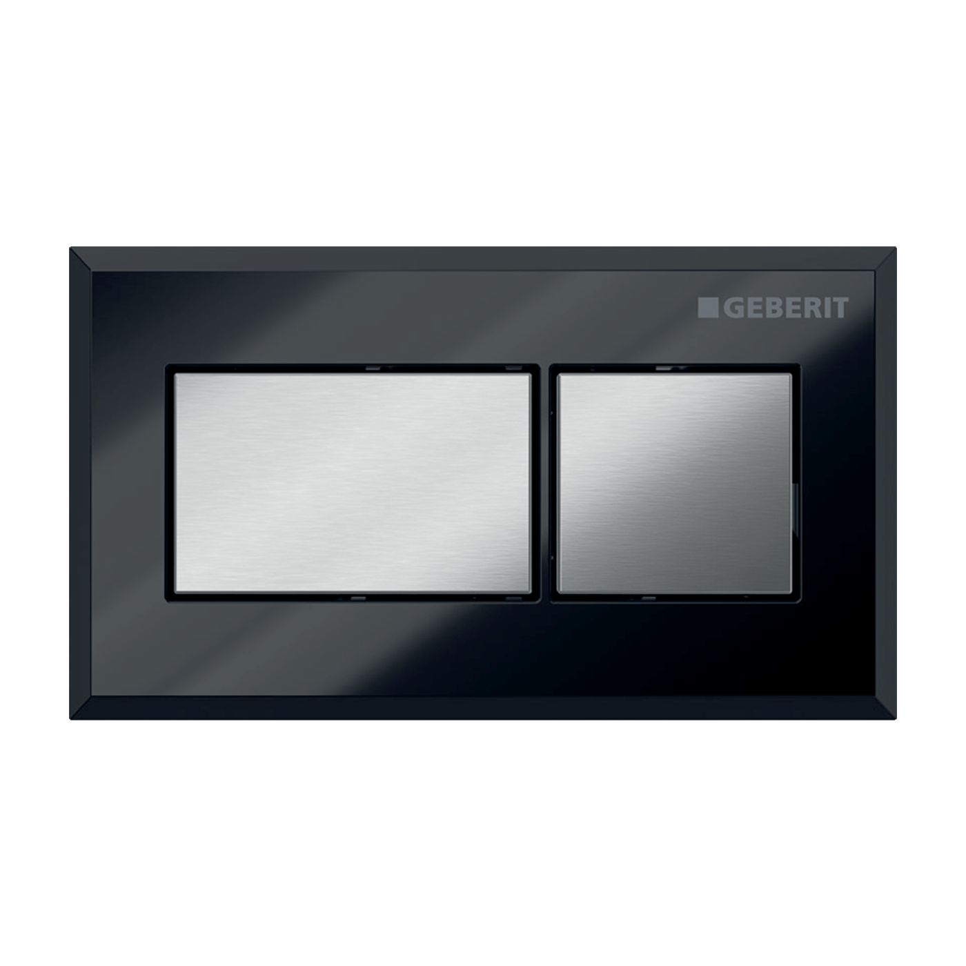 Geberit placca di comando per WC cromo lucido-nero 116.051.KV.1