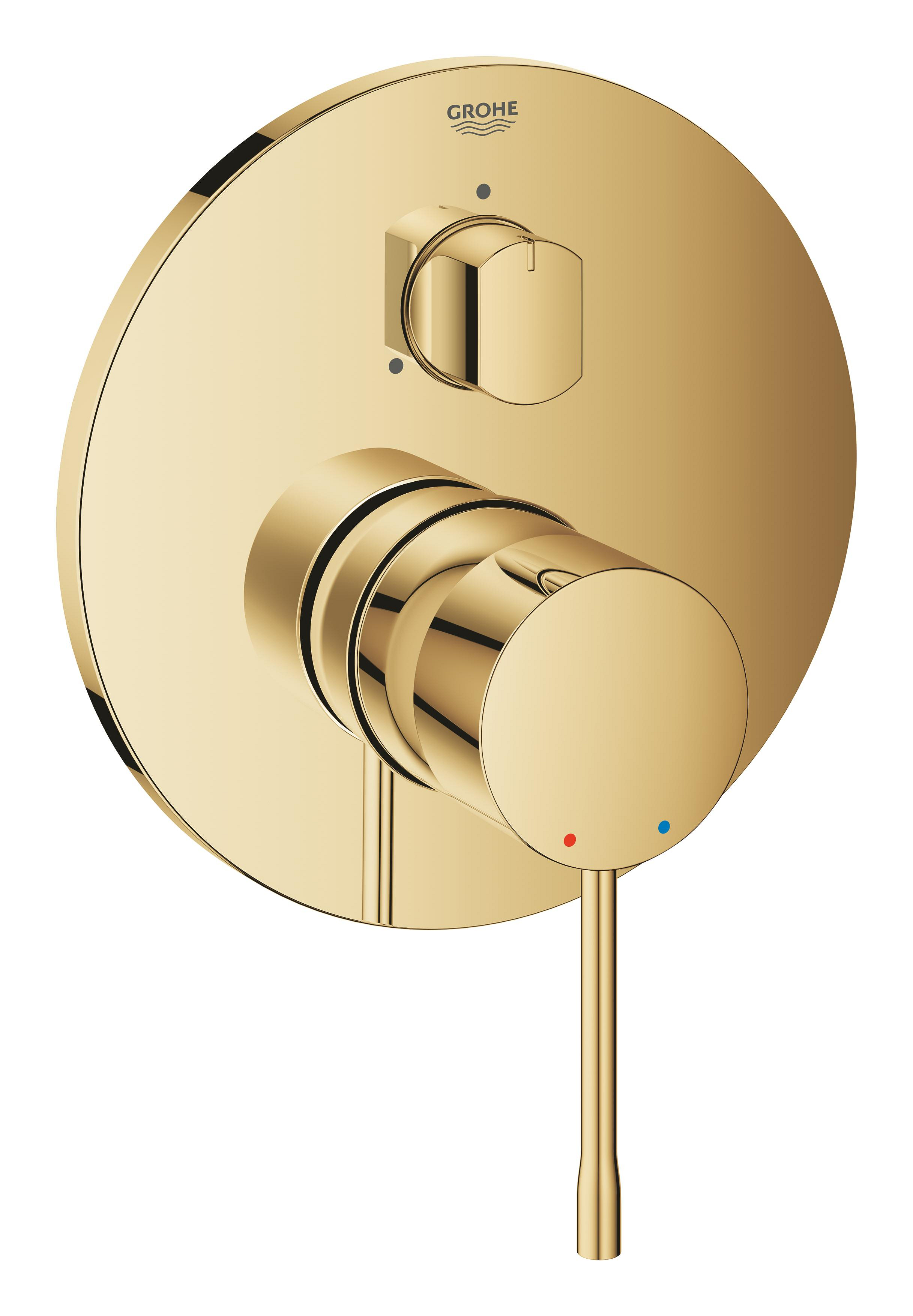 Grohe Essence rubinetto per vasca e doccia da incasso oro 24092GL1